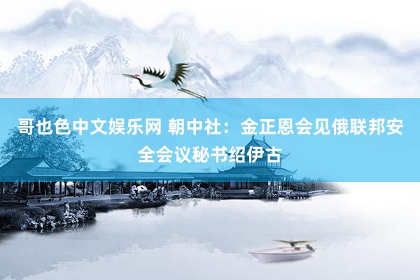 哥也色中文娱乐网 朝中社：金正恩会见俄联邦安全会议秘书绍伊古