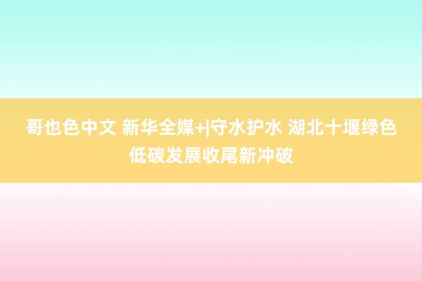 哥也色中文 新华全媒+|守水护水 湖北十堰绿色低碳发展收尾新冲破