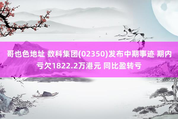 哥也色地址 数科集团(02350)发布中期事迹 期内亏欠1822.2万港元 同比盈转亏