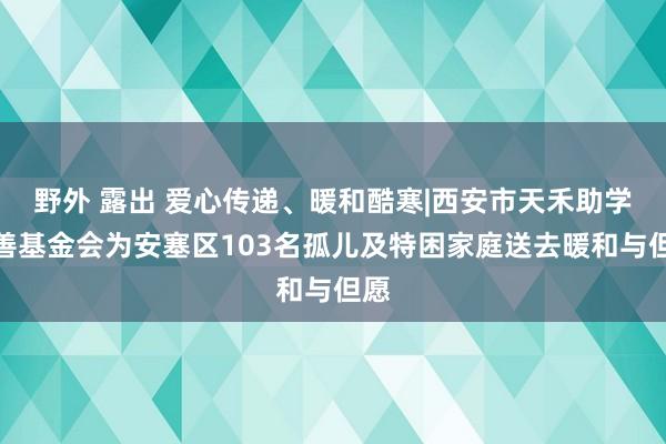 野外 露出 爱心传递、暖和酷寒|西安市天禾助学慈善基金会为安塞区103名孤儿及特困家庭送去暖和与但愿